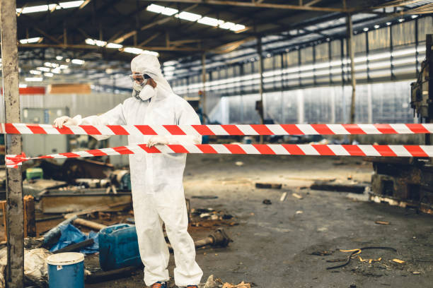 Professional Hoarding Cleanup technician working in Soquel, CA